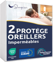 Protège Oreiller Imperméable - Lot de 2