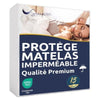 SLEEPZEN Protege Matelas 200x220 Impermeable, Respirant, Silencieux, Hypoallergénique, Coton, Alese 200x220 Qualité Supérieure Certifié Oeko-Tex®, Coins Élastiques