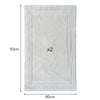 SLEEPZEN Tapis de Bain 50x80cm 100% Coton Bio GOTS 800gr/m2 Blanc