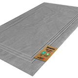 SLEEPZEN Tapis de Bain 50x80cm 100% Coton Bio GOTS 800gr/m2 Gris Perle