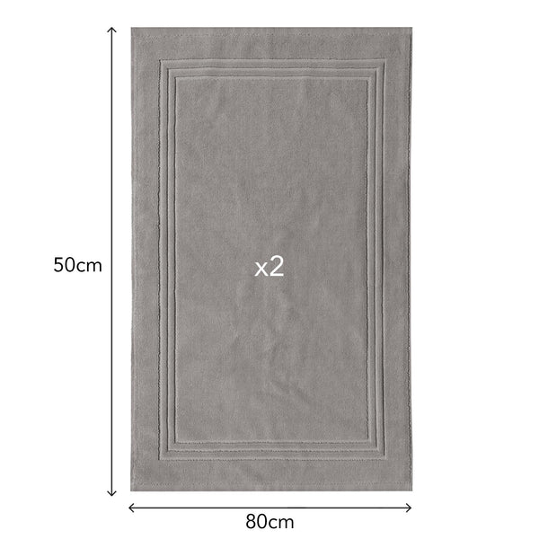 SLEEPZEN Tapis de Bain 50x80cm Beige (x1) - 100% Coton Bio Certifié GOTS 800gr/m2 - Tapis Salle de Bain - Tapis Absorbant, 3 Couleurs, Lavable en Machine - Très Doux, Moelleux, Épais