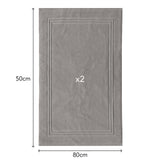 SLEEPZEN Tapis de Bain 50x80cm Beige (x1) - 100% Coton Bio Certifié GOTS 800gr/m2 - Tapis Salle de Bain - Tapis Absorbant, 3 Couleurs, Lavable en Machine - Très Doux, Moelleux, Épais