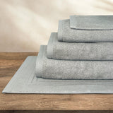 SLEEPZEN Tapis de Bain 50x80cm 100% Coton Bio GOTS 800gr/m2 Gris Perle