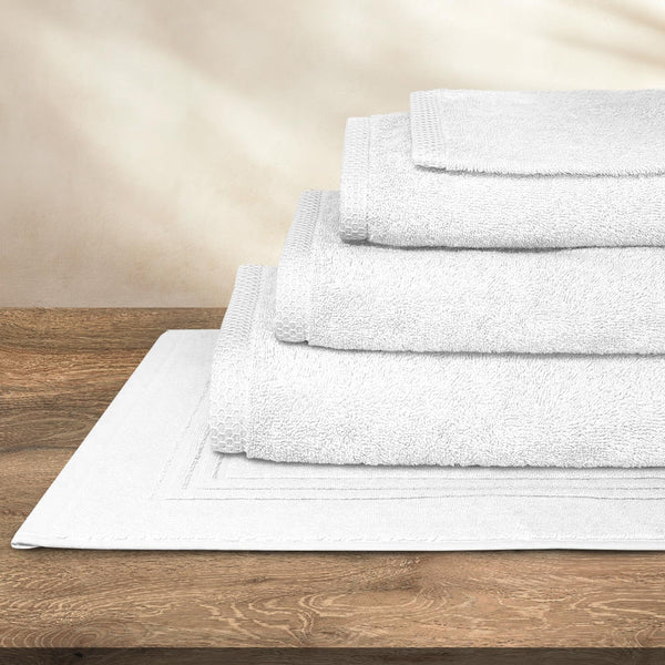 SLEEPZEN Tapis de Bain 50x80cm 100% Coton Bio GOTS 800gr/m2 Blanc