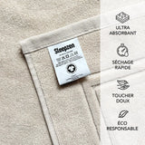 SLEEPZEN Tapis de Bain 50x80cm 100% Coton Bio GOTS 800gr/m2 Blanc